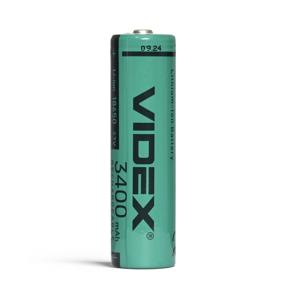Акумулятор Videx літій- іонний 18650 (без захисту) 3400mAh bulk/1шт