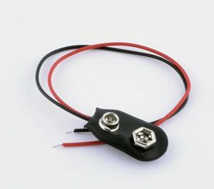 Гніздо тримач 9V крони, з кабелем