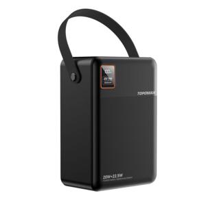 Power Bank Topomax Travel Series 80000mAh (4USB/ Type-C/Micro/ Lightning/ 22.5W)- чорний 