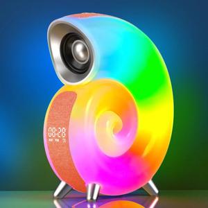 Light Sound Machine N70, RGB нічник, годинник, Bluetooth колонка