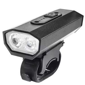 Велоліхтар BK-08/01 Pro-2XPE, ALUMINUM, індикація заряду, Waterproof, акумулятор, ЗП microUSB
