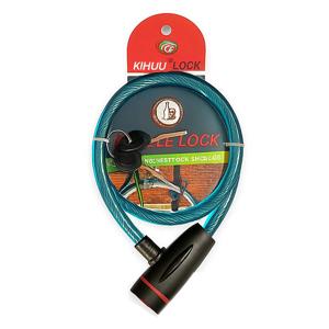 Замок велосипедний KIHUU LOCK 187, 12*65 тросовий, 2 ключі