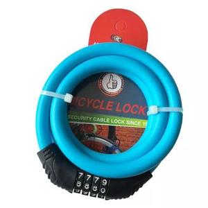 Замок велосипедний KIHUU LOCK 2809, 12*80 тросовий, кодовий