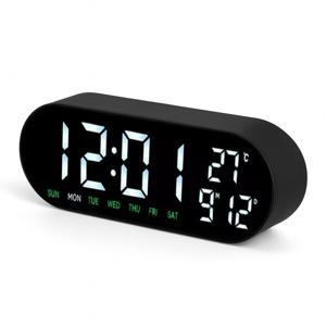 Годинник мережний VST-913-6, білий, температура, USB