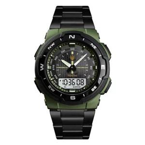 Годинники наручні 1370AG SKMEI, ARMY GREEN, UKRAINE