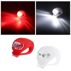 Велоліхтар HJ008-2LED(Red+White), 2xCR2032