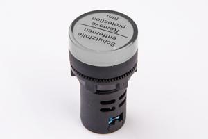 Світлодіодний індикатор AD22-22DS 12v АC/DC, білий TAKEL