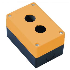 Корпус поста керування HJ-2 під 2 кнопки, жовтий TAKEL