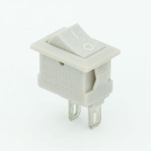 Перемикач клавішний КП-3 230В, сірий, сірий корпус TAKEL
