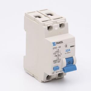 Вимикач диференційних струмів ERD-63 2P 30мА 32А TAKEL