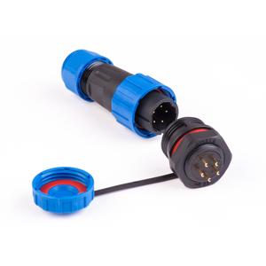 Конектори вологозахищені швидко SP-16 5pin (роз'єми герметичні)