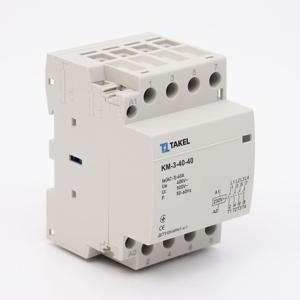 Контактор модульний КМ-3-40-40 40А 4NO TAKEL
