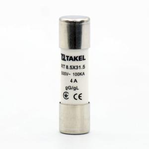 Плавка вставка запобіжника RT 8.5х31.5 4А TAKEL
