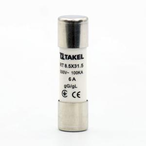 Плавка вставка запобіжника RT 8.5х31.5 6А TAKEL