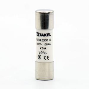 Плавка вставка запобіжника RT 8,5х31,5 20А TAKEL