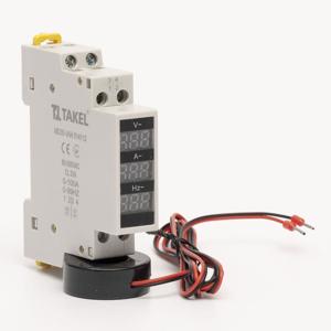 Вимірювач 3 в 1 MD35-VAH (АC 80-500V, 0-100А, 0-99Hz) TAKEL
