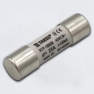 Плавка вставка запобіжника RTF 10х38 25А 1000V DC 30kA TAKEL