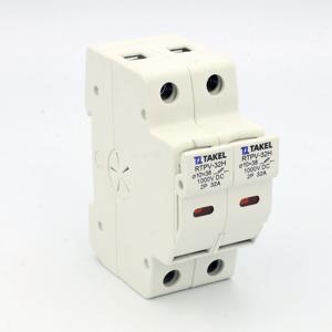Тримач плавкого запобіжника RTPV-32H 10x38 2Р 32А DC 1000В TAKEL