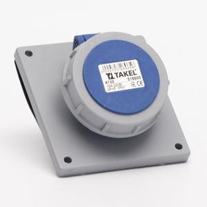 Розетка стаціонарна внутрішня 4132 16А 230В 2Р+Е IP67 Argent TAKEL