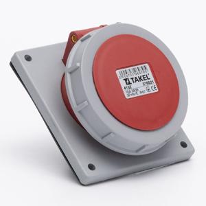 Розетка стаціонарна внутрішня 4152 16А 400В 3Р+N+Е IP67 Argent TAKEL