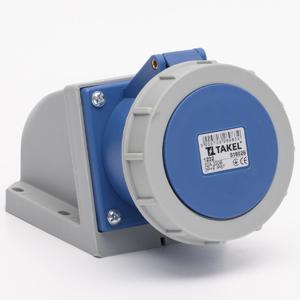 Розетка стаціонарна зовнішня 1232 32А 220В 2Р+Е IP67 Argent TAKEL