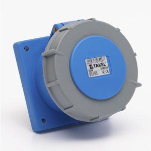 Розетка стаціонарна внутрішня 3332 63А 230В 2Р+Е IP67 Argent TAKEL
