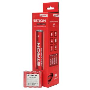 ETRON Mega Power AA-LR6-60S (ТУБУС) Alkaline, 4 pcs 15/180 USD