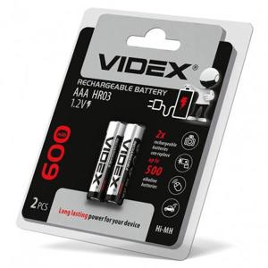 Акумулятор Videx HR03/AAA (МІКРО) 600mAh double blister