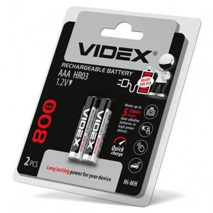 Акумулятор Videx HR03/AAA (МІКРО) 800mAh double blister