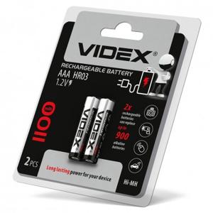 Акумулятор Videx HR03/AAA (МІКРО) 1100mAh double blister