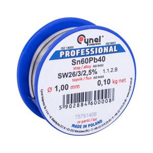 Припій Cynel Sn60Pb40-SW26 1 мм, 100г
