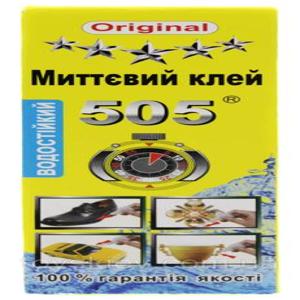 Супер клей 505 ВОДОСТІЙКИЙ 20гр ORIGINAL (Туреччина)