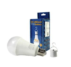 Акумуляторна LED Лампа LEDium 11W E27 4000K 220V (Біле світло)