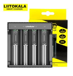 Зарядний  пристрій LiitoKala Lii-L4, 4x-10440/ 14500/ 16340/ 17355/ 17500/ 17670/ 18350/ 18490/ 18650/ 22650, 5V, Оригінал