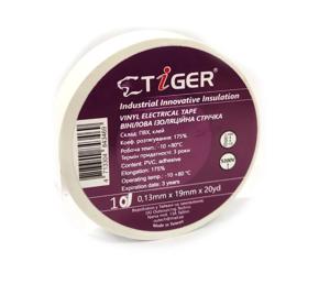 Ізострічка 20м Tiger БІЛА  0.13х19х20 (10шт/уп)