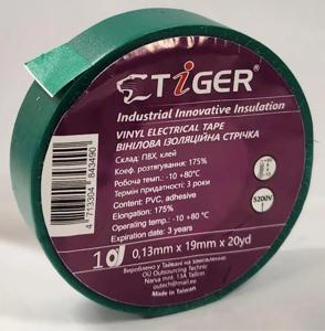 Ізострічка 20м Tiger ЗЕЛЕНА  0.13х19х20 (10шт/уп)