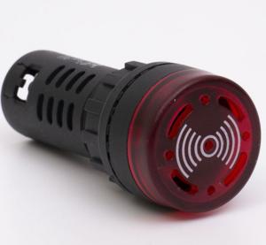 Зумер світло сигнальний AD22-22MS АC/DC 220В, червоний TAKEL