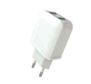 Мережевий зарядний пристрій Aspor A829 (2USB/2.4A) + USB кабель Micro- білий
