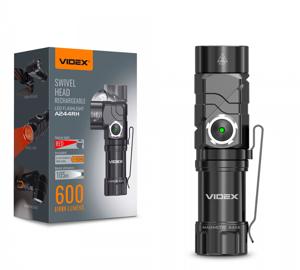 Портативний світлодіодний ліхтарик VIDEX VLF- A244RH 600Lm 5000K (20шт/ящ)