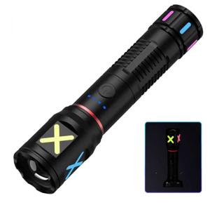 Ліхтар PLD-CA166-3 1 РЕЖИМ WHITE LASER LED PM10-TG, 1х18650, індикація заряду, ЗУ Type-C, zoom, Box