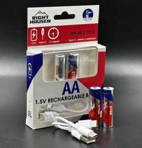 Акумулятор RH AA 1.5V with Type-C 2700mWh HN-303100