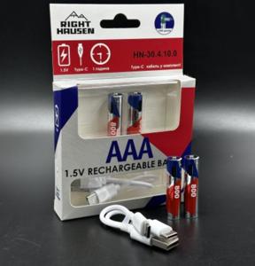 Акумулятор  RH AAA 1.5V with Type-C 800mWh HN-304100