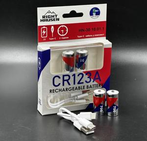 Акумулятор  RH CR123A with Type-C 700mAh HN-3010011