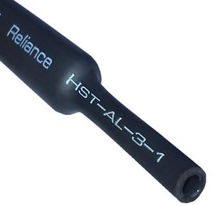 Термо усаджувальна трубка з клеєвим шаром 3:1 HST-AL-3-1 12,7/4,2, чорний RELIANCE