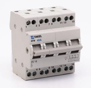 Перемикач навантаження трипозиційний SFM 4P 40A TAKEL