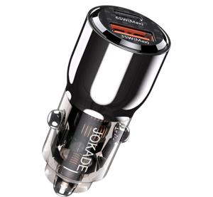 Автомобільний зарядний пристрій Jokade JH025 (USB/ USB-C/ 100W)-  чорний