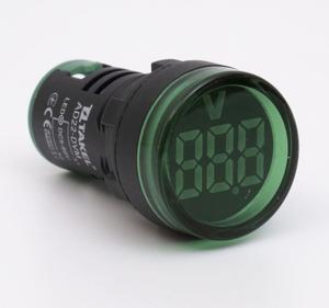 Світлодіодний вольтметр AD22-DVM DC 5-60В, зелений