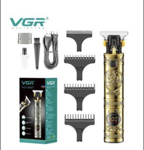 Тример VGR V-097 PLATINUM, 4 насадки, LED display
