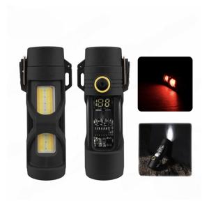 Ліхтар MULTI FUNCTIONAL D66-COB, Li-Ion акумулятора., індикатор  заряду, запальничка , ЗУ Type-C, Box 