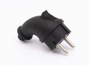 Вилка каучукова кутова 410 2Р+РЕ IP44 LEE